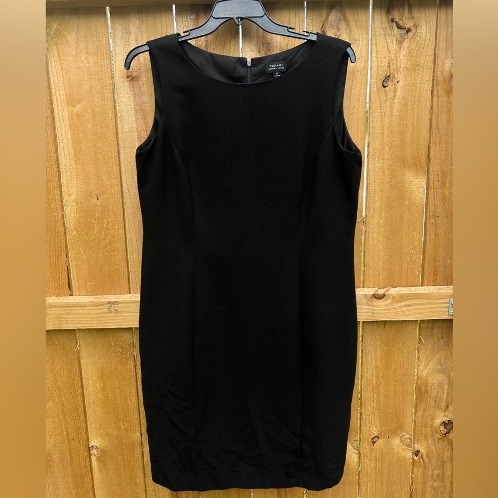 Tahari Elegant Black Mini Dress